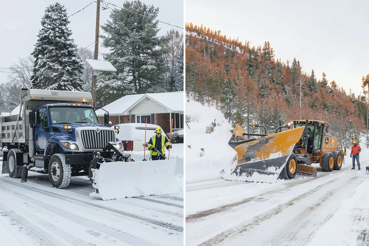 Patio Snow Removal in Auburn, King County, WA - Assess the patio material and note shaded areas prone to refreeze