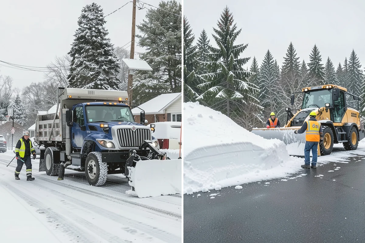 Patio Snow Removal in Black Diamond, King County, WA - Assess the patio material and note shaded areas prone to refreeze