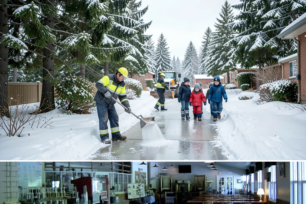 Patio Snow Removal in Black Diamond, King County, WA - Book before the first Cascade cold snap in late November, since lowland snow events here are brief but arrive with little warning.