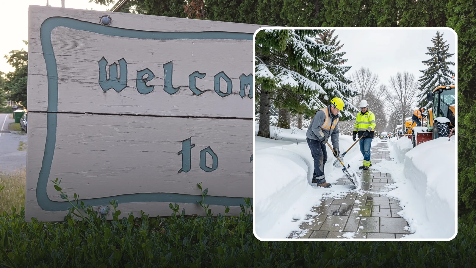 Patio Snow Removal in Brier, Snohomish County, WA - Careful clearing of residential and commercial patios so wet Western Washington snow does not turn slick pavers into a fall...