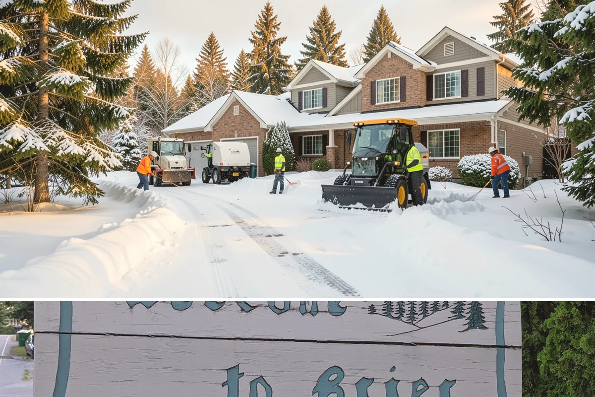 Patio Snow Removal in Brier, Snohomish County, WA - Book before the first Cascade cold snap in late November, since lowland snow events here are brief but arrive with little warning.