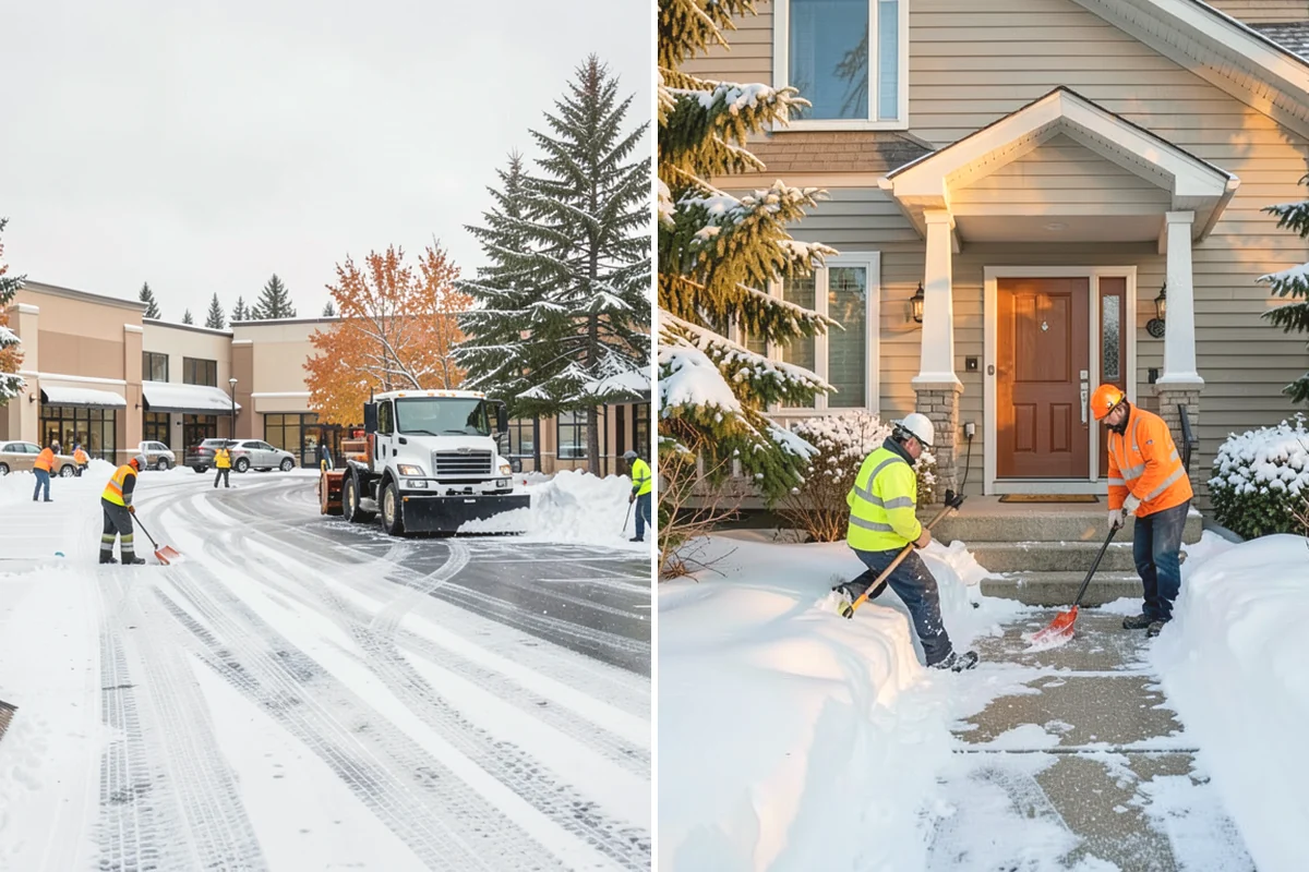 Patio Snow Removal in Burlington, Skagit County, WA - Assess the patio material and note shaded areas prone to refreeze