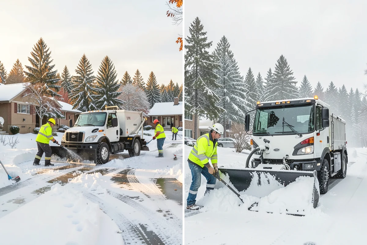 Patio Snow Removal in Carnation, King County, WA - Assess the patio material and note shaded areas prone to refreeze