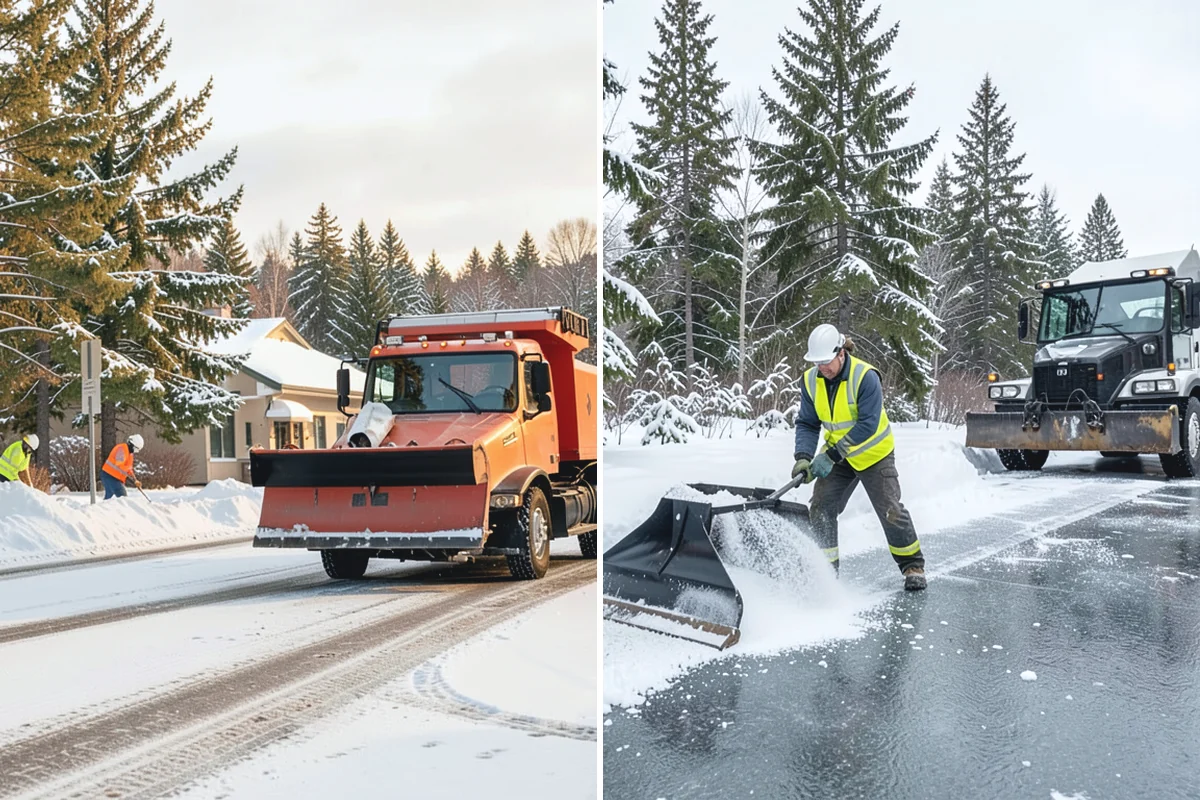 Patio Snow Removal in Darrington, Snohomish County, WA - Assess the patio material and note shaded areas prone to refreeze