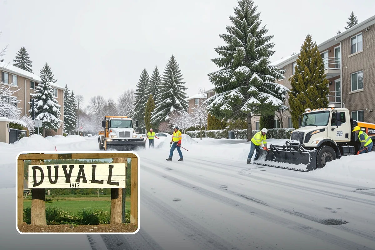 Patio Snow Removal in Duvall, King County, WA - Protects delicate paver and flagstone surfaces from metal-blade gouging