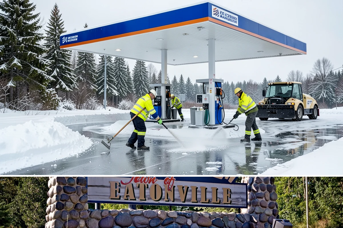 Patio Snow Removal in Eatonville, Pierce County, WA - Book before the first Cascade cold snap in late November, since lowland snow events here are brief but arrive with little warning.