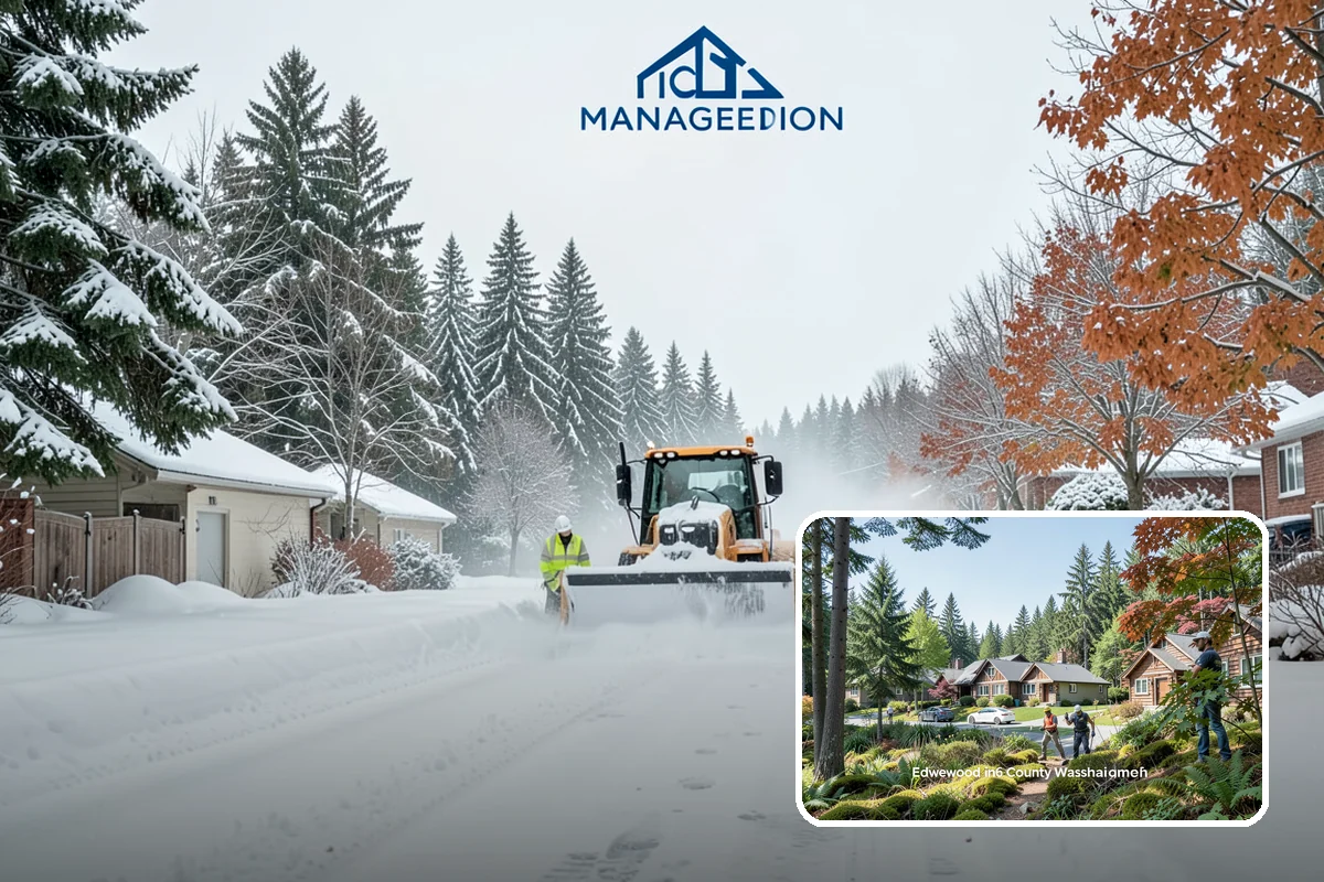 Patio Snow Removal in Edgewood, Pierce County, WA - Protects delicate paver and flagstone surfaces from metal-blade gouging