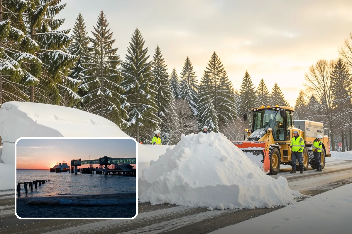 Patio Snow Removal in Edmonds, Snohomish County, WA - Protects delicate paver and flagstone surfaces from metal-blade gouging