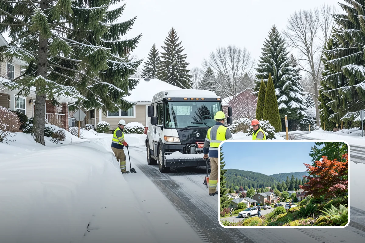 Patio Snow Removal in Index, Snohomish County, WA - Protects delicate paver and flagstone surfaces from metal-blade gouging