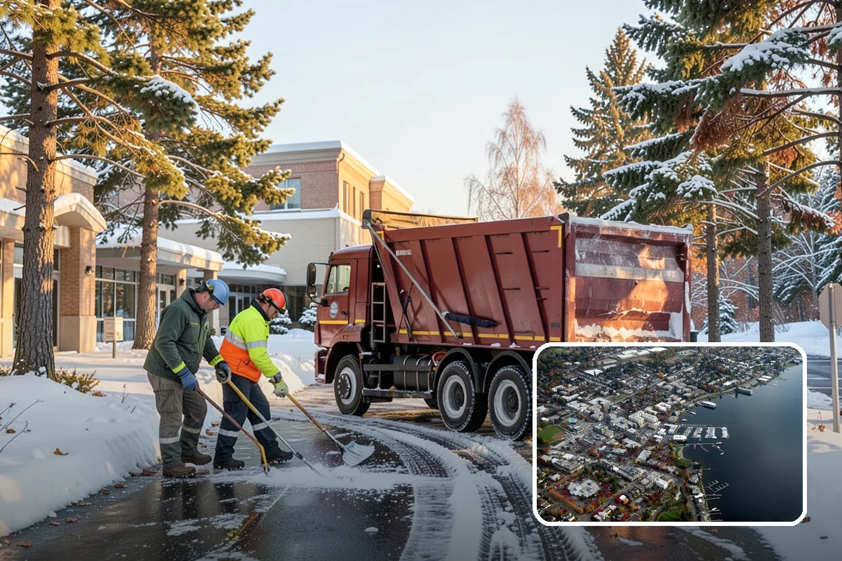 Patio Snow Removal in Kirkland, King County, WA - Protects delicate paver and flagstone surfaces from metal-blade gouging