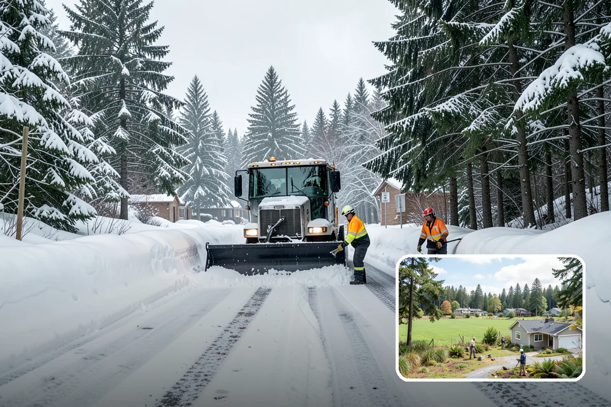 Patio Snow Removal in Lyman, Skagit County, WA - Protects delicate paver and flagstone surfaces from metal-blade gouging