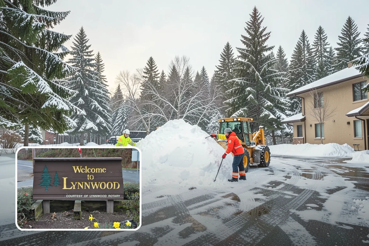 Patio Snow Removal in Lynnwood, Snohomish County, WA - Protects delicate paver and flagstone surfaces from metal-blade gouging