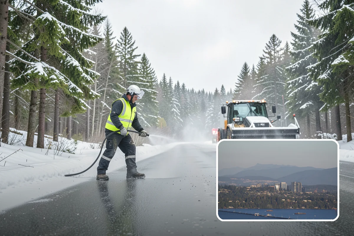 Patio Snow Removal in Medina, King County, WA - Protects delicate paver and flagstone surfaces from metal-blade gouging