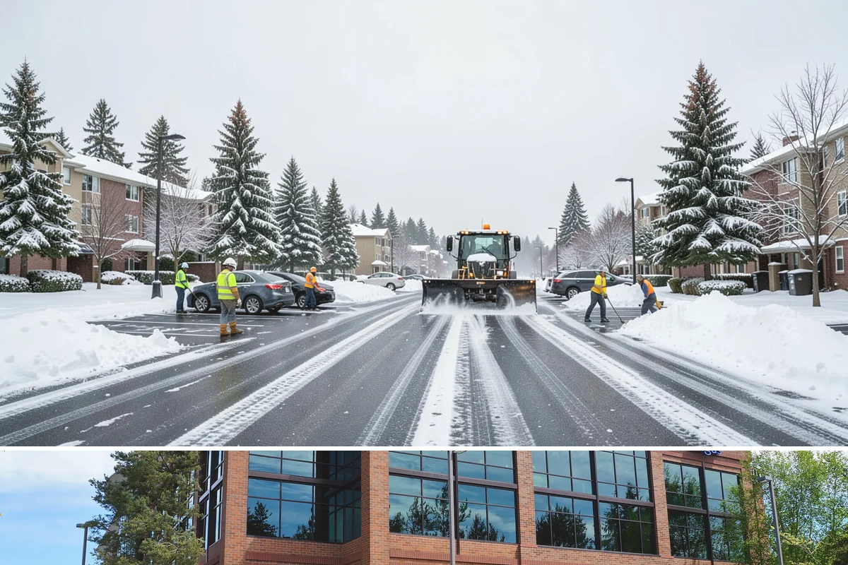 Patio Snow Removal in Mountlake Terrace, Snohomish County, WA - Book before the first Cascade cold snap in late November, since lowland snow events here are brief but arrive with little warning.