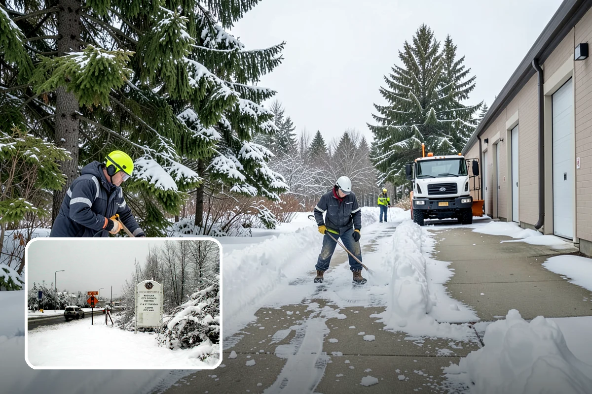 Patio Snow Removal in Newcastle, King County, WA - Protects delicate paver and flagstone surfaces from metal-blade gouging