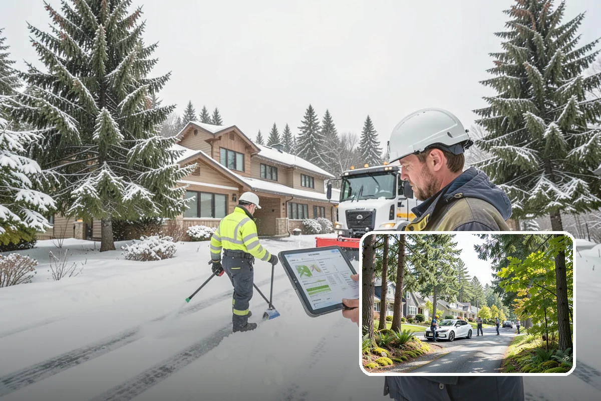 Patio Snow Removal in Normandy Park, King County, WA - Protects delicate paver and flagstone surfaces from metal-blade gouging