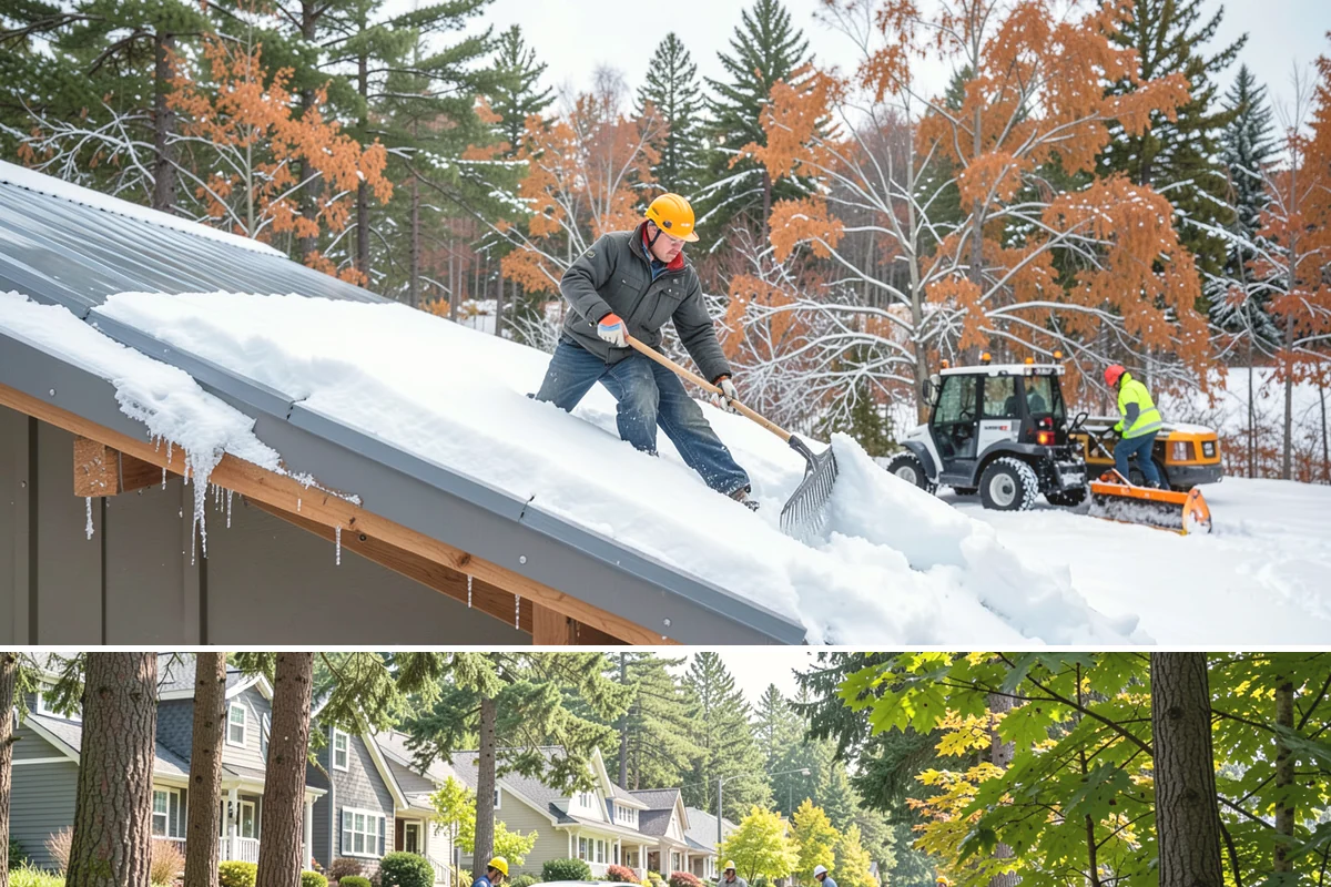 Patio Snow Removal in Normandy Park, King County, WA - Book before the first Cascade cold snap in late November, since lowland snow events here are brief but arrive with little warning.