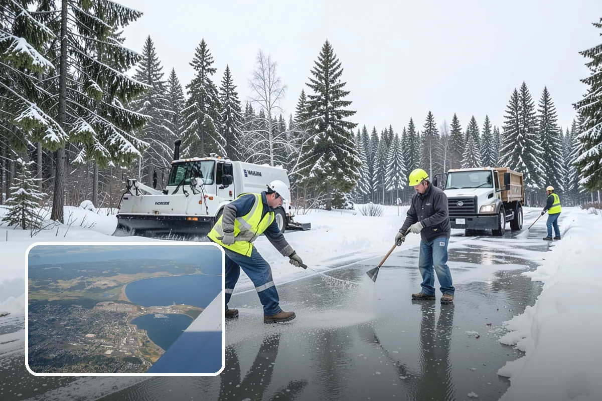 Patio Snow Removal in Oak Harbor, Island County, WA - Protects delicate paver and flagstone surfaces from metal-blade gouging