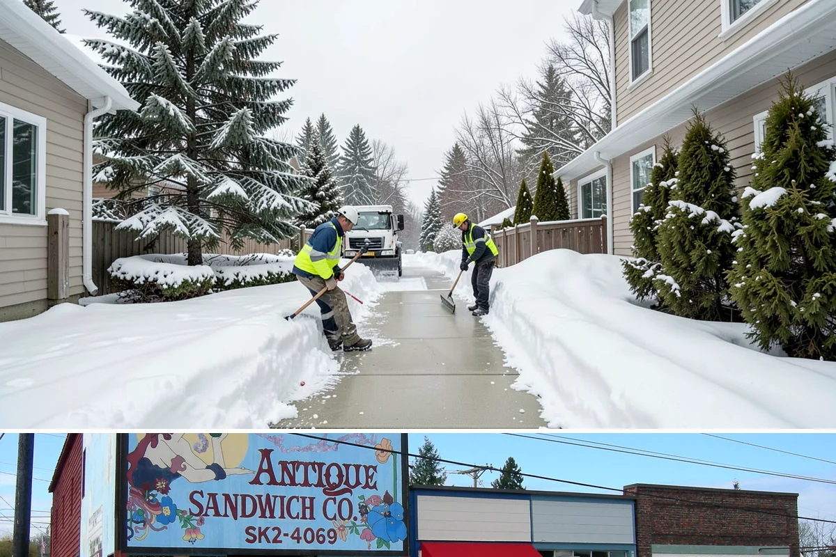 Patio Snow Removal in Ruston, Pierce County, WA - Book before the first Cascade cold snap in late November, since lowland snow events here are brief but arrive with little warning.