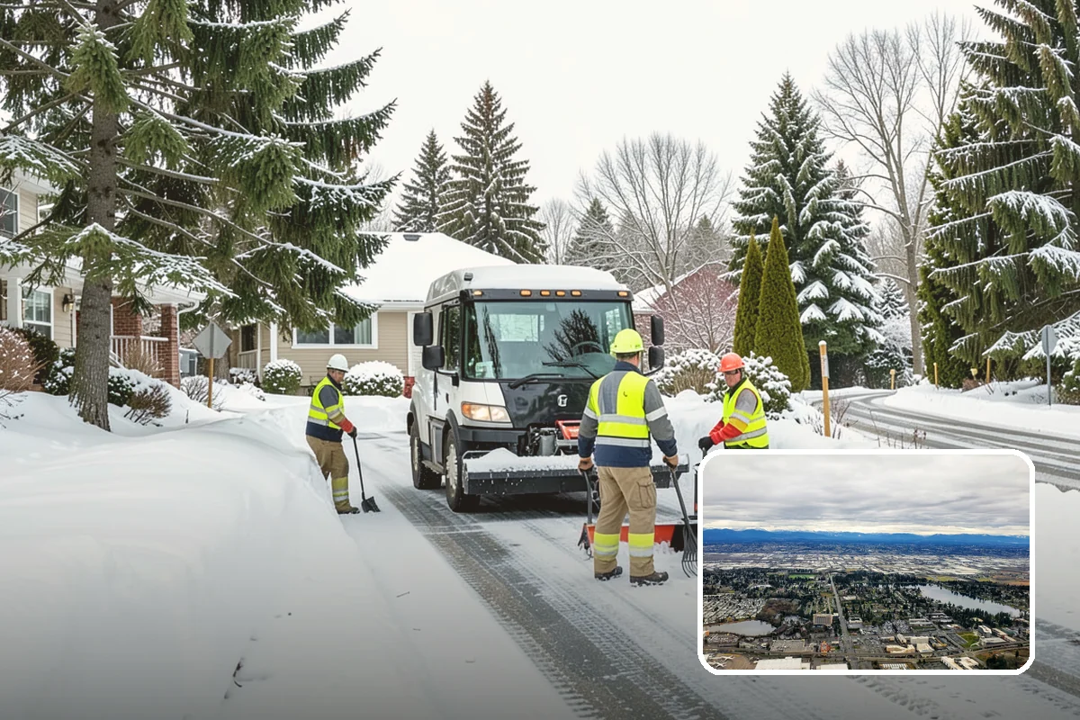 Patio Snow Removal in SeaTac, King County, WA - Protects delicate paver and flagstone surfaces from metal-blade gouging