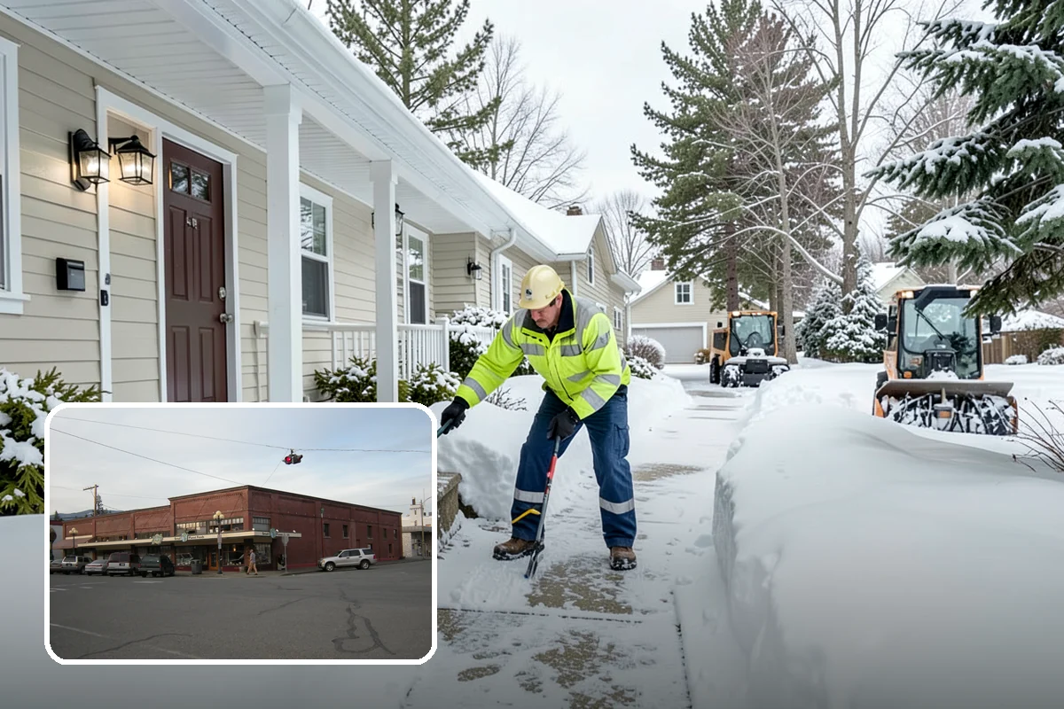 Patio Snow Removal in Sedro-Woolley, Skagit County, WA - Protects delicate paver and flagstone surfaces from metal-blade gouging
