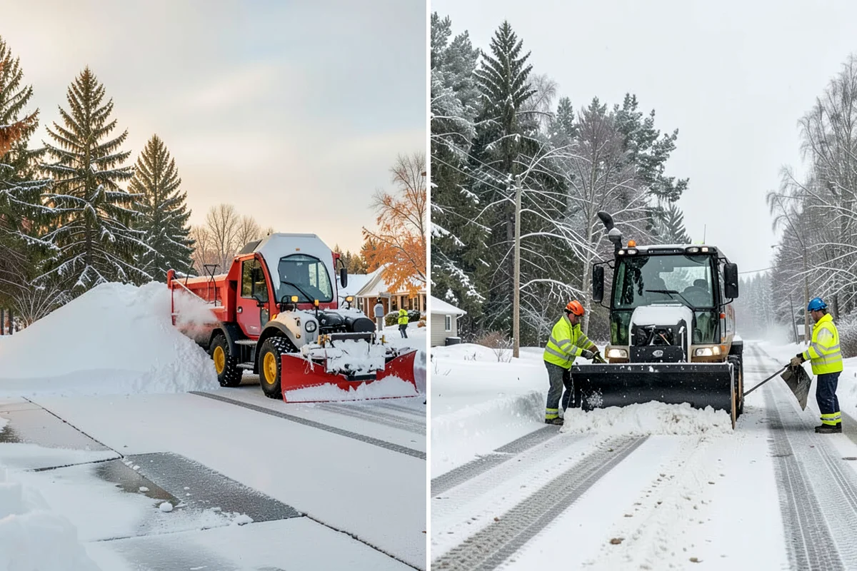 Patio Snow Removal in Shoreline, King County, WA - Assess the patio material and note shaded areas prone to refreeze