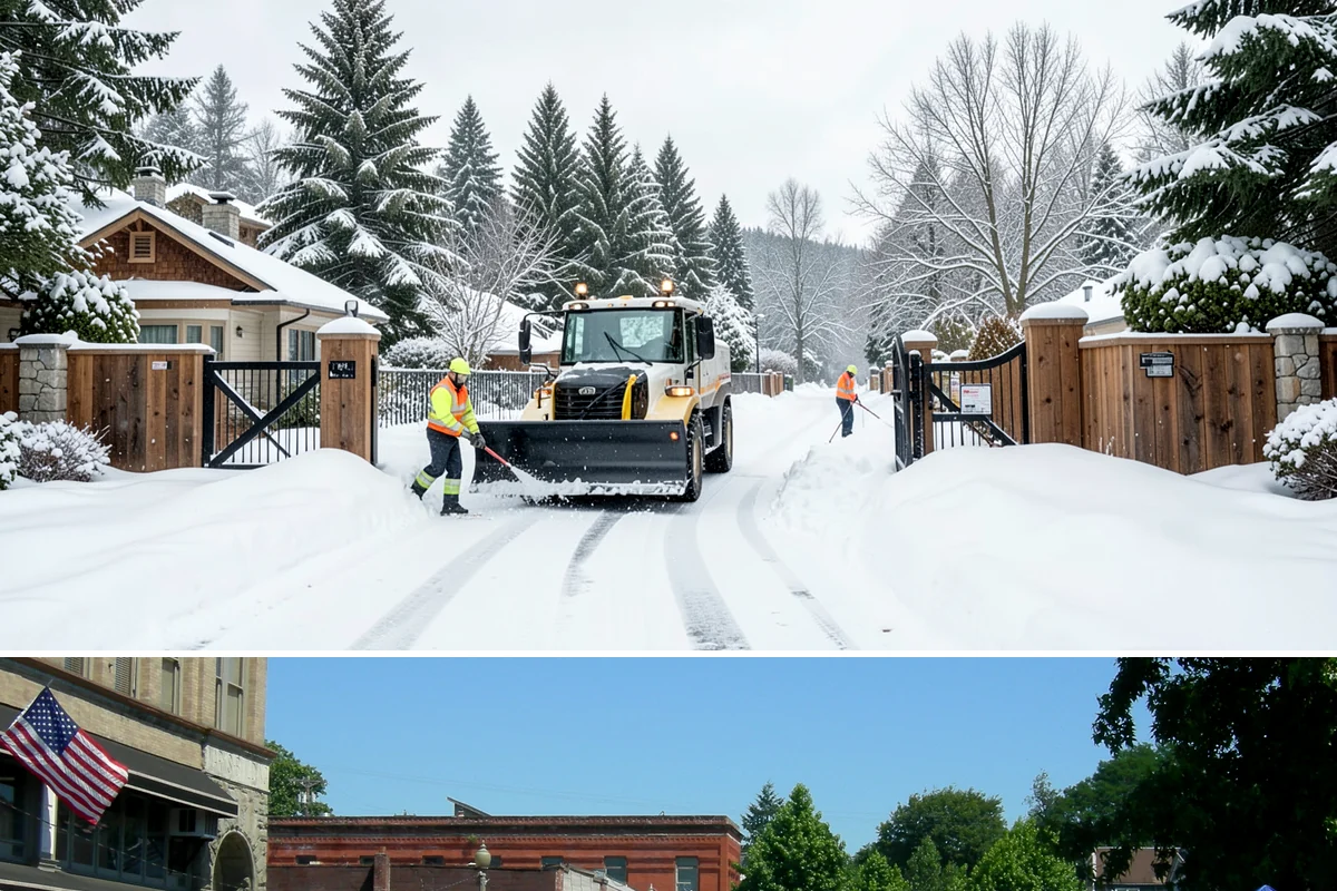 Patio Snow Removal in Snohomish, Snohomish County, WA - Book before the first Cascade cold snap in late November, since lowland snow events here are brief but arrive with little warning.