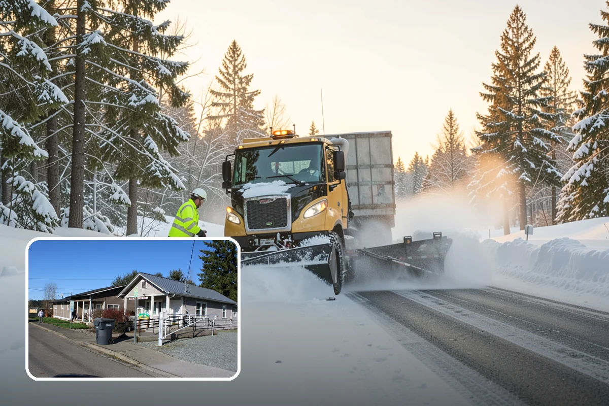 Patio Snow Removal in South Prairie, Pierce County, WA - Protects delicate paver and flagstone surfaces from metal-blade gouging