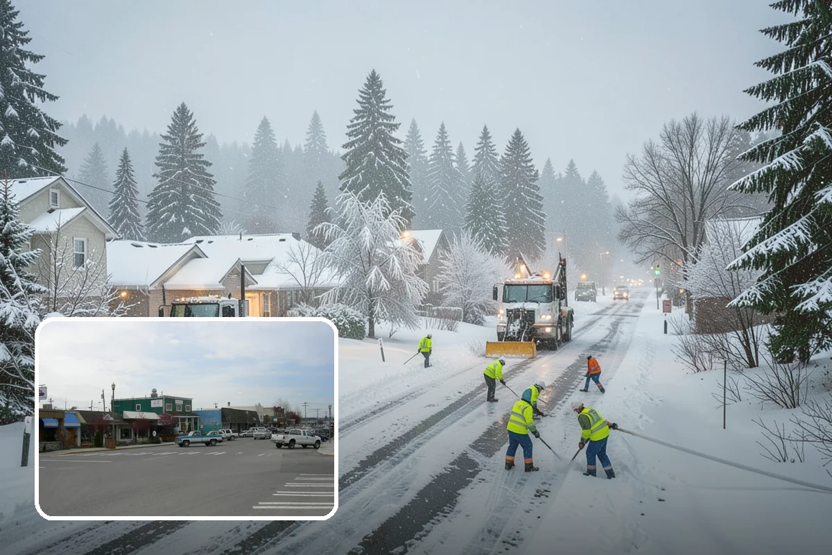 Patio Snow Removal in Stanwood, Snohomish County, WA - Protects delicate paver and flagstone surfaces from metal-blade gouging