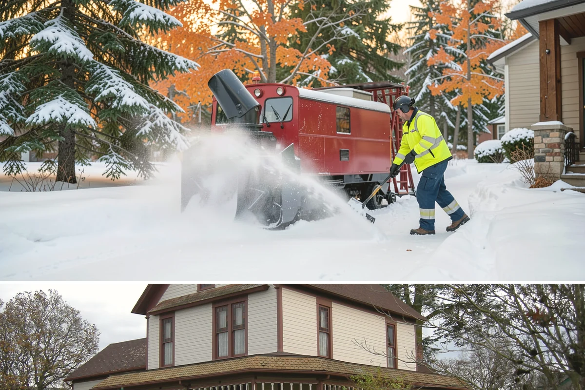 Patio Snow Removal in Sumner, Pierce County, WA - Book before the first Cascade cold snap in late November, since lowland snow events here are brief but arrive with little warning.