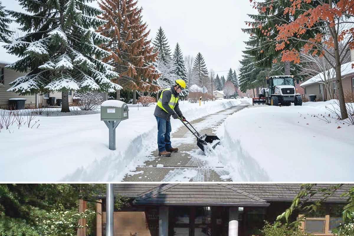 Patio Snow Removal in Yarrow Point, King County, WA - Book before the first Cascade cold snap in late November, since lowland snow events here are brief but arrive with little warning.