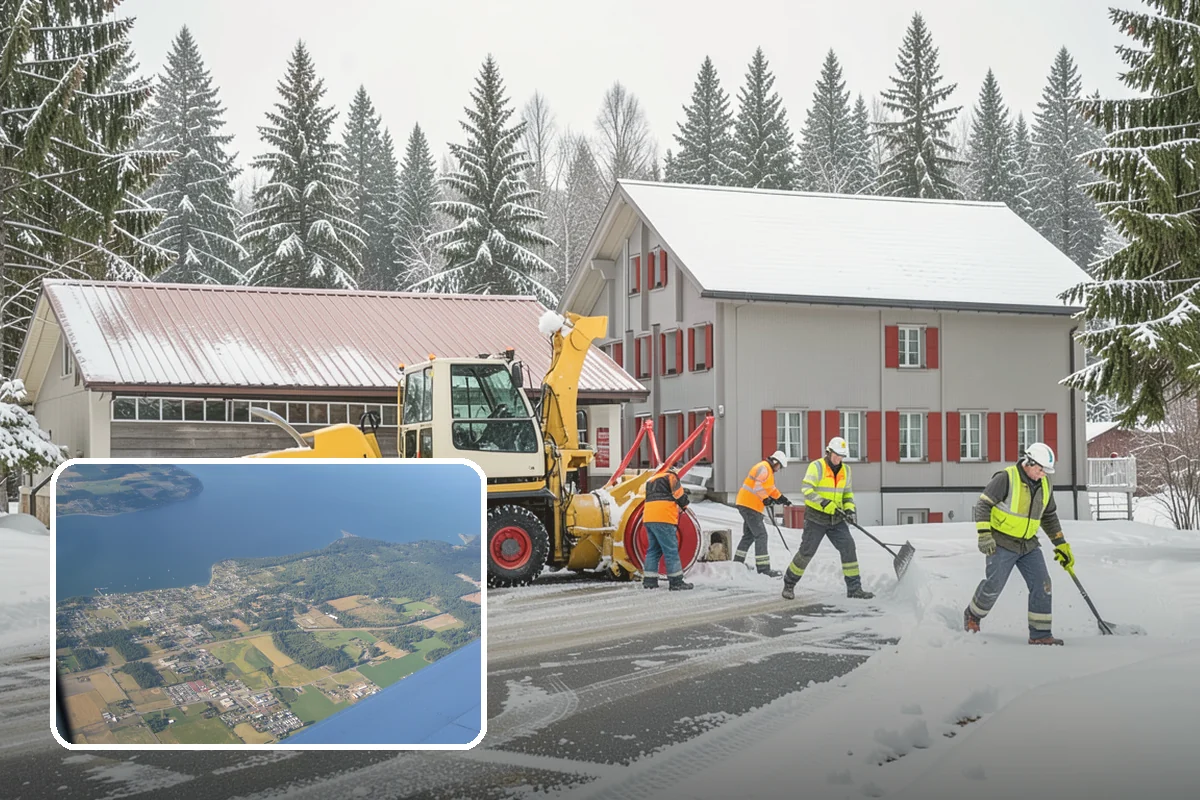 Paver Driveway Snow Removal in Coupeville, Island County, WA - Clears without chipping paver edges