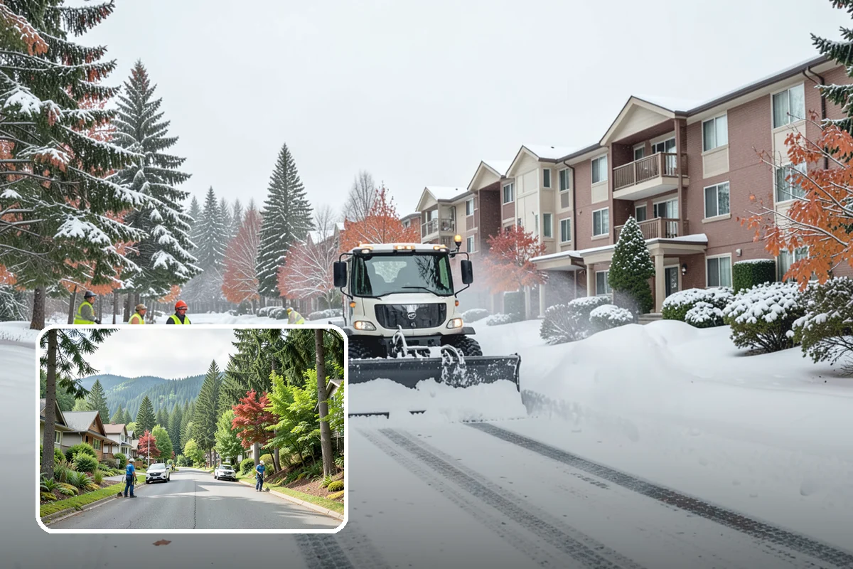 Paver Driveway Snow Removal in Darrington, Snohomish County, WA - Clears without chipping paver edges