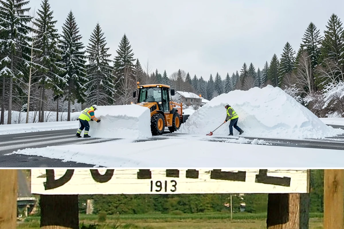 Paver Driveway Snow Removal in Duvall, King County, WA - Paver driveway service follows each snowfall through the winter months.