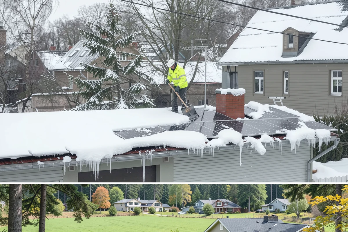 Paver Driveway Snow Removal in Lyman, Skagit County, WA - Paver driveway service follows each snowfall through the winter months.