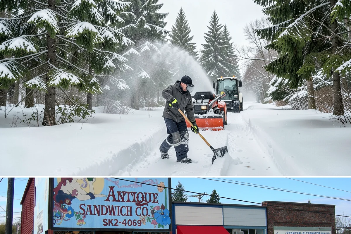 Paver Driveway Snow Removal in Ruston, Pierce County, WA - Paver driveway service follows each snowfall through the winter months.
