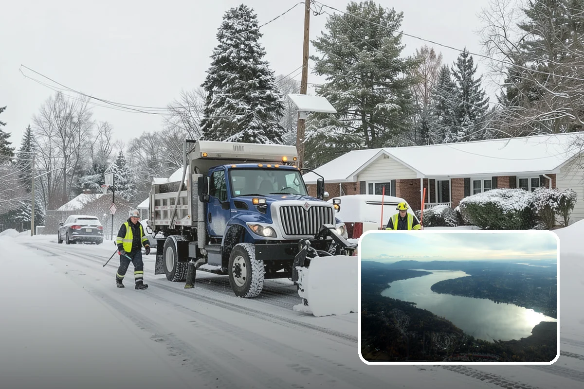 Paver Driveway Snow Removal in Sammamish, King County, WA - Clears without chipping paver edges