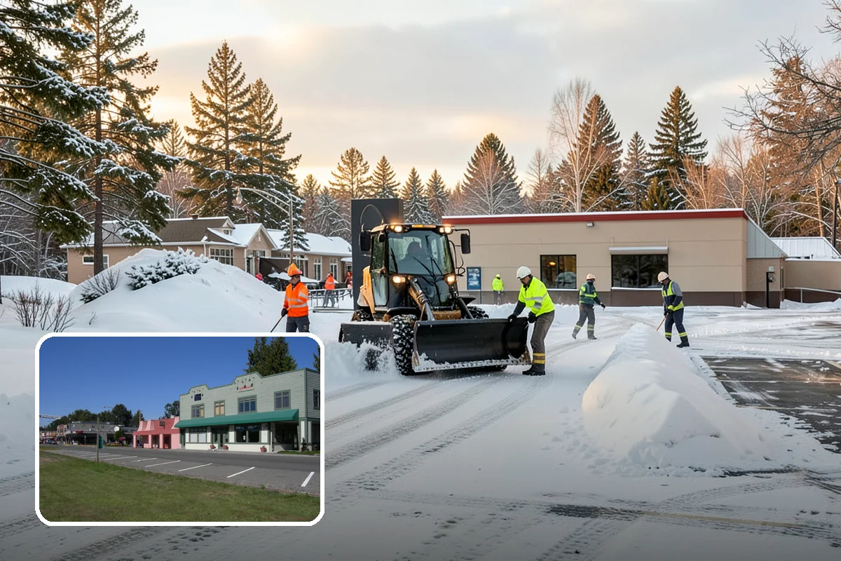 Paver Driveway Snow Removal in Snoqualmie, King County, WA - Clears without chipping paver edges