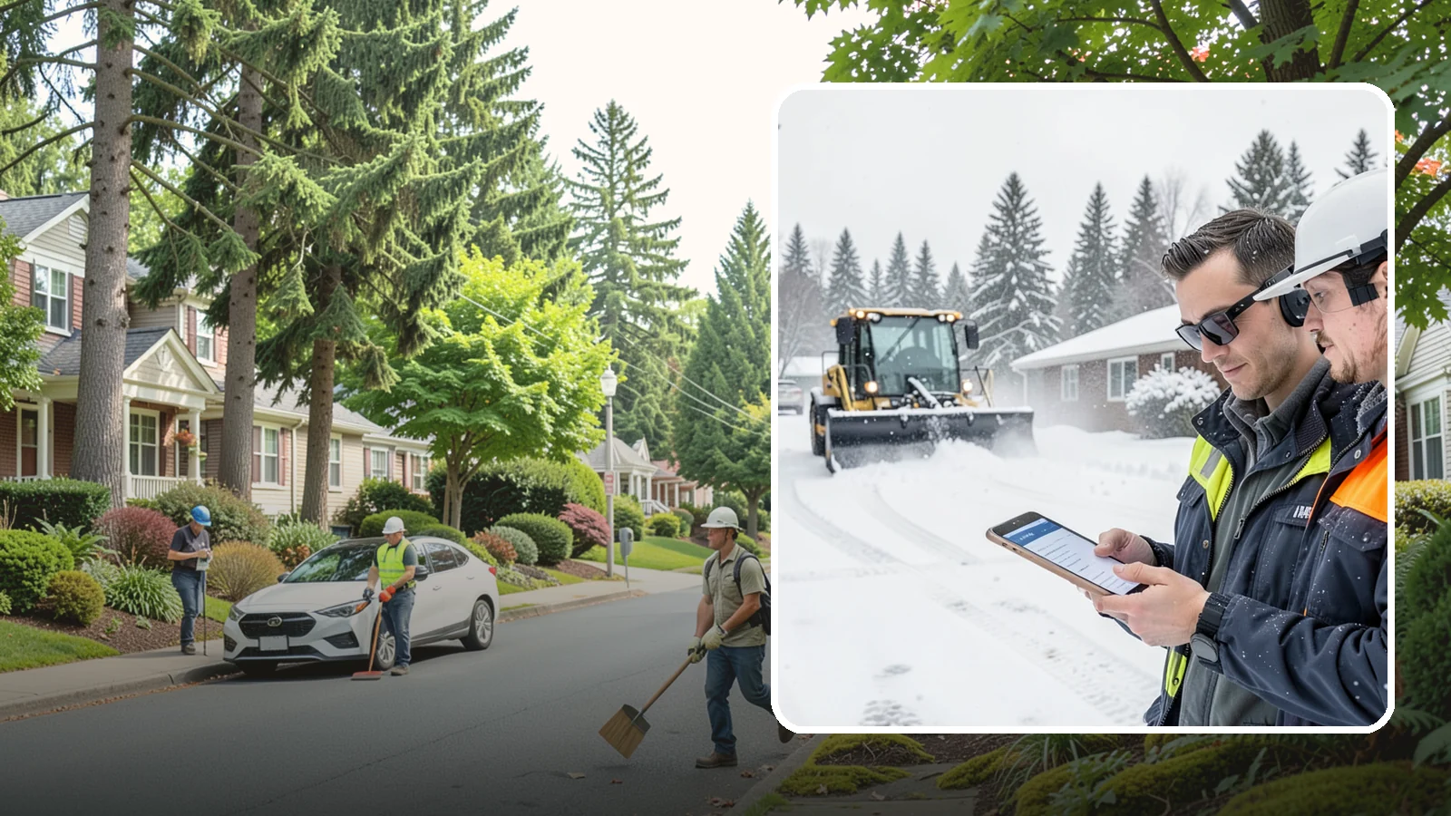 Pay-Per-Event Snow Removal in Beaux Arts Village, King County, WA - An open account that bills you separately for each qualifying snowfall, so your cost tracks the winter's actual weather.