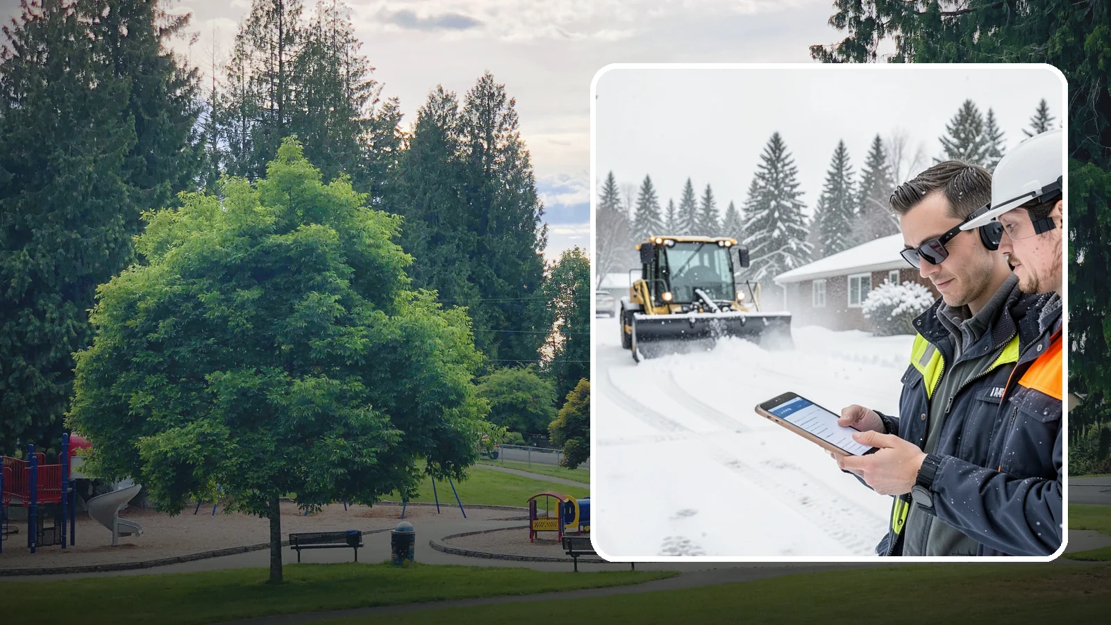 Pay-Per-Event Snow Removal in Bonney Lake, Pierce County, WA - An open account that bills you separately for each qualifying snowfall, so your cost tracks the winter's actual weather.