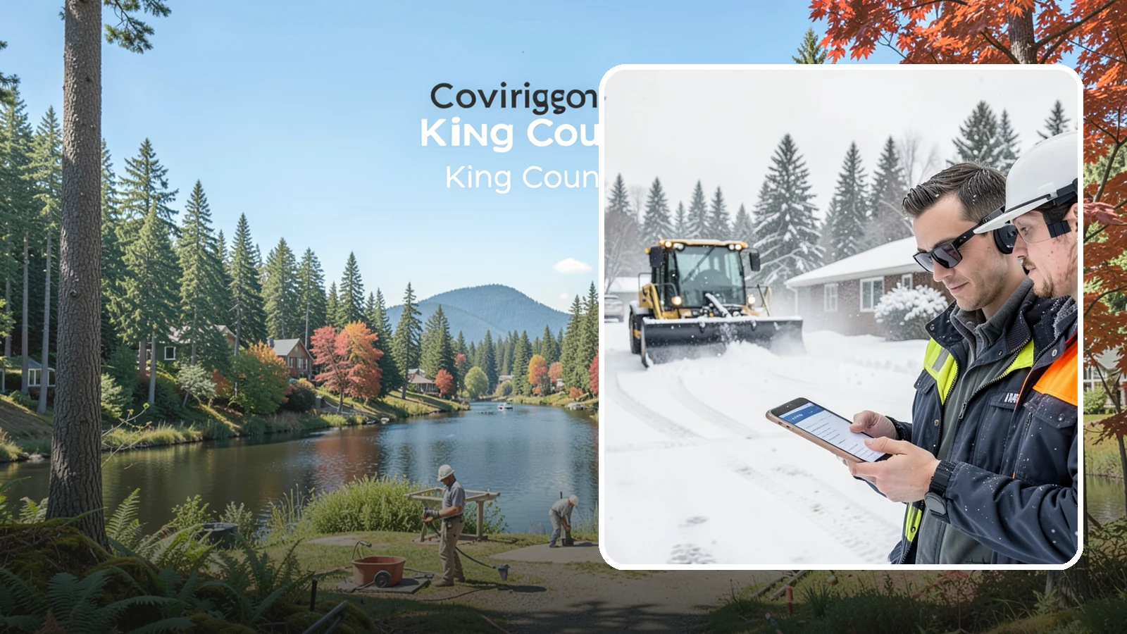 Pay-Per-Event Snow Removal in Covington, King County, WA - An open account that bills you separately for each qualifying snowfall, so your cost tracks the winter's actual weather.