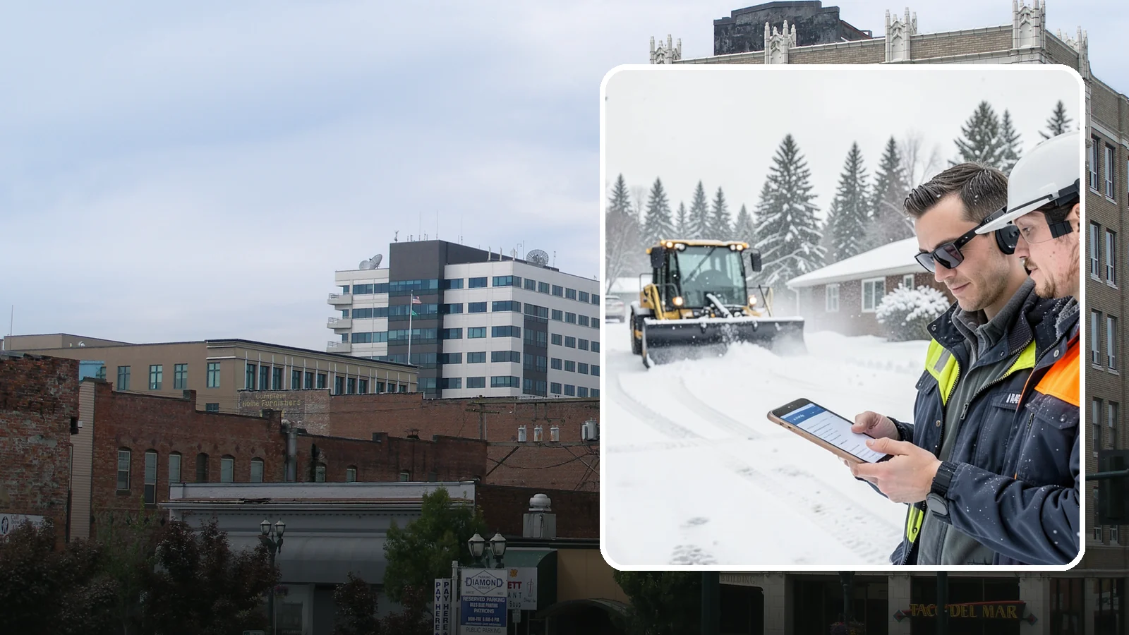 Pay-Per-Event Snow Removal in Everett, Snohomish County, WA - An open account that bills you separately for each qualifying snowfall, so your cost tracks the winter's actual weather.