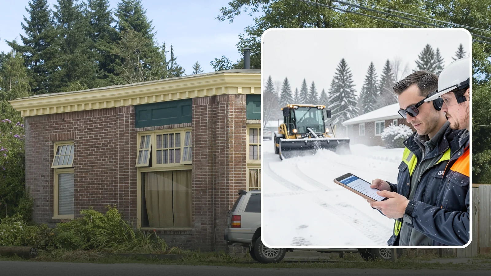 Pay-Per-Event Snow Removal in Hamilton, Skagit County, WA - An open account that bills you separately for each qualifying snowfall, so your cost tracks the winter's actual weather.