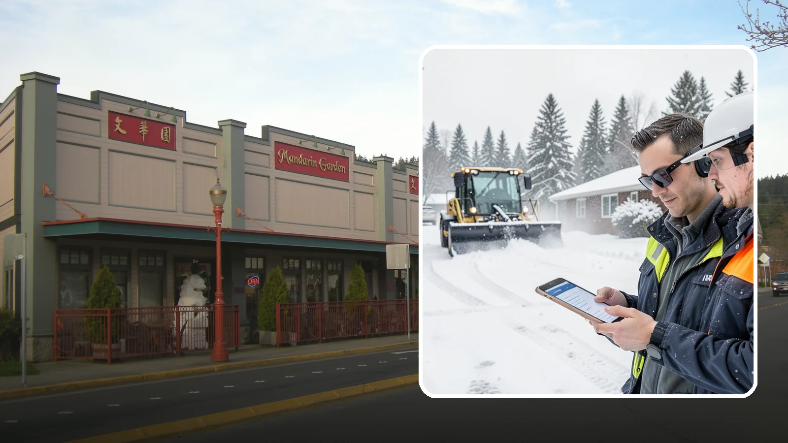 Pay-Per-Event Snow Removal in Issaquah, King County, WA - An open account that bills you separately for each qualifying snowfall, so your cost tracks the winter's actual weather.