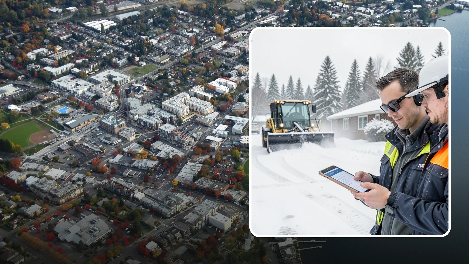 Pay-Per-Event Snow Removal in Kirkland, King County, WA - An open account that bills you separately for each qualifying snowfall, so your cost tracks the winter's actual weather.