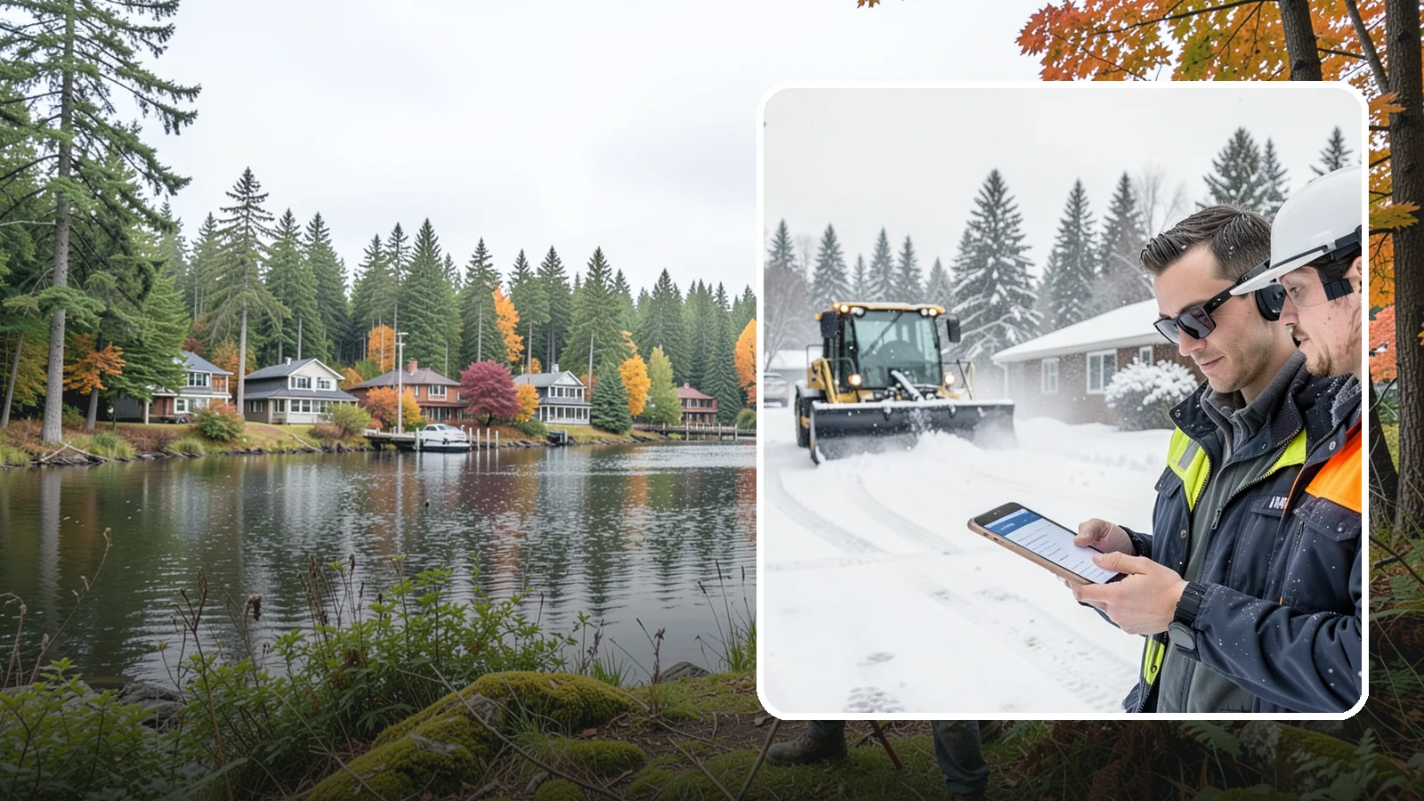 Pay-Per-Event Snow Removal in La Conner, Skagit County, WA - An open account that bills you separately for each qualifying snowfall, so your cost tracks the winter's actual weather.