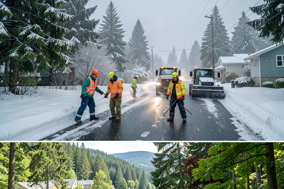 Pay-Per-Event Snow Removal in Lake Forest Park, King County, WA - Enrollment is smart before the December-through-January window when lowland Puget Sound snow is most likely to arrive.