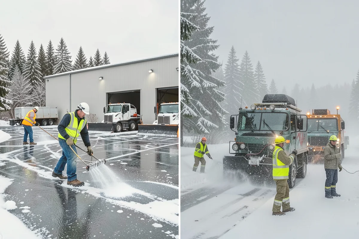 Pay-Per-Event Snow Removal in Langley, Island County, WA - Sign a simple event-based agreement setting your trigger depth and surfaces