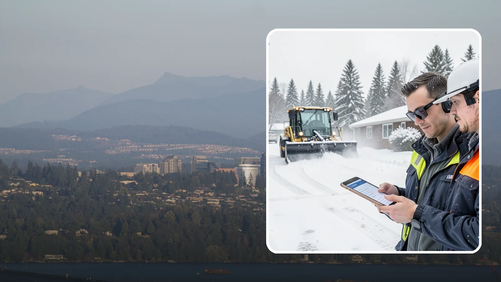 Pay-Per-Event Snow Removal in Medina, King County, WA - An open account that bills you separately for each qualifying snowfall, so your cost tracks the winter's actual weather.