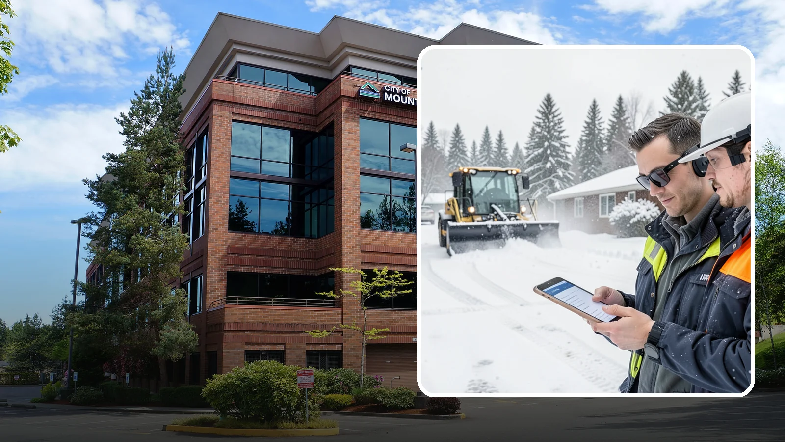 Pay-Per-Event Snow Removal in Mountlake Terrace, Snohomish County, WA - An open account that bills you separately for each qualifying snowfall, so your cost tracks the winter's actual weather.